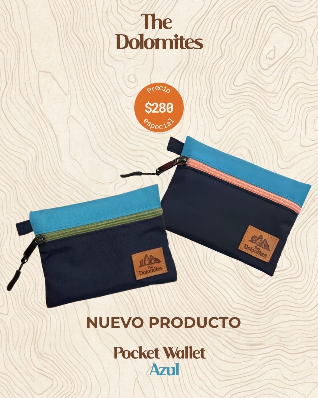 Pocket Wallet Azul
