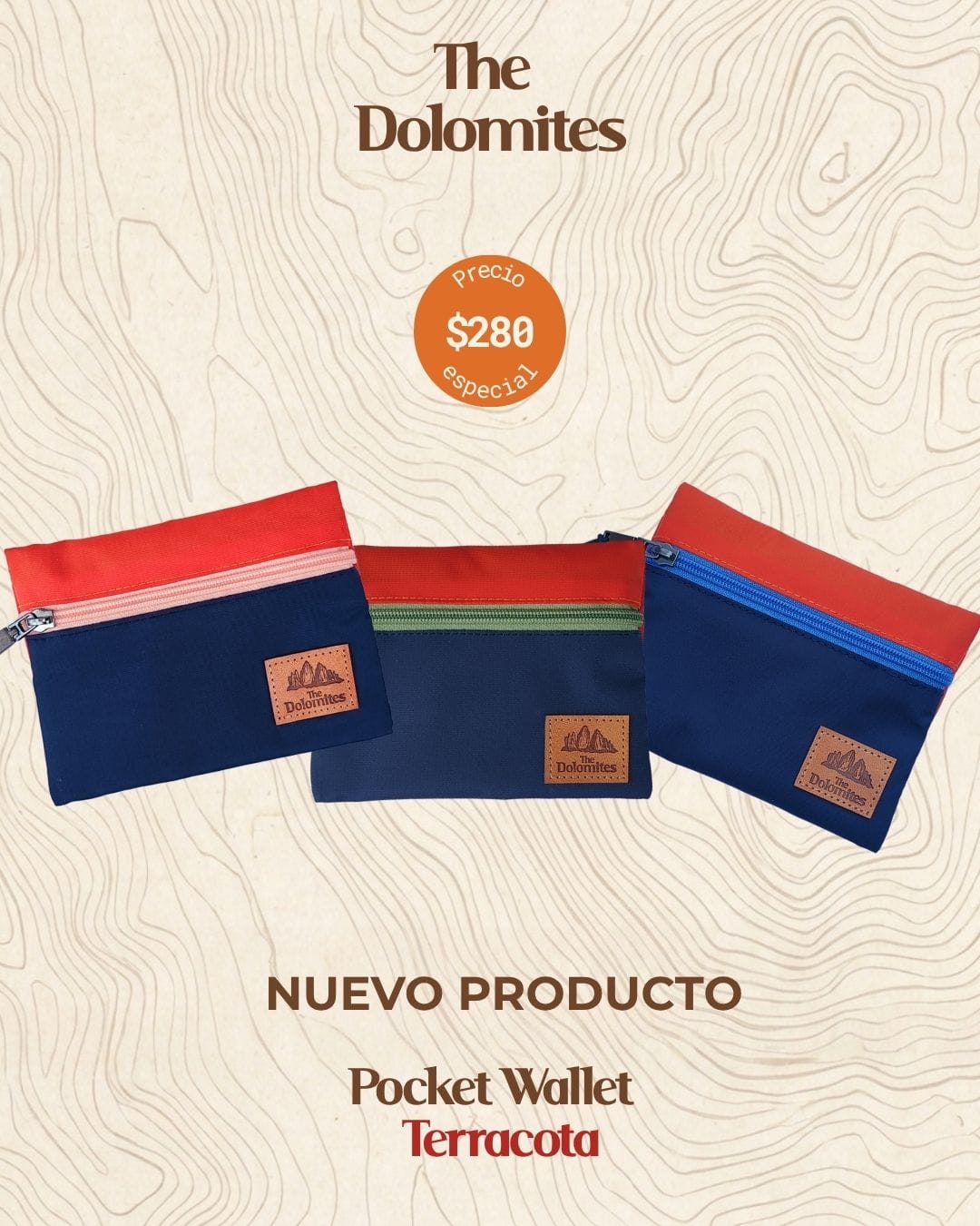 Pocket Wallet Terracota