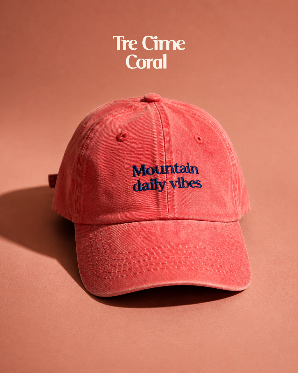 Gorra Tre Cime Coral