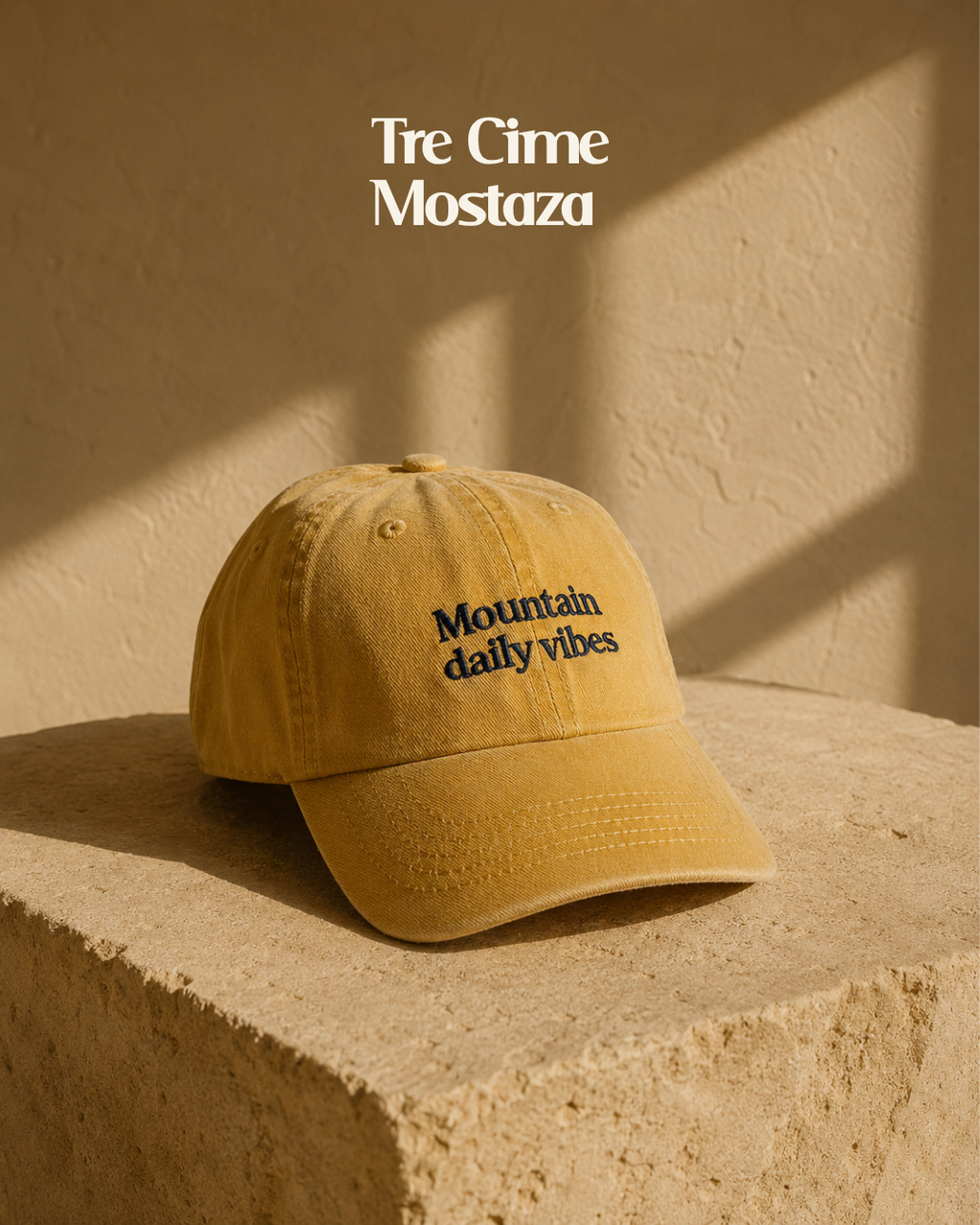 Gorra Tre Cime Mostaza